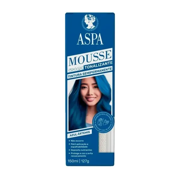 15993 - Mousse Tonalizante Azul Artemis 150ml Aspa